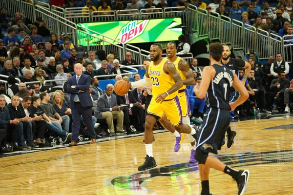 Orlando Magic Organiseert Lakers Het Amway Center Orlando Forida Woensdag — Stockfoto