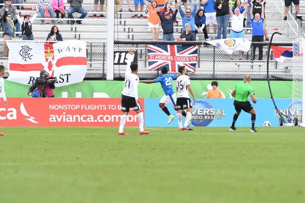 Rangers Gegen Corinthians Während Des Florida Cup Spectrum Stadium Januar — Stockfoto