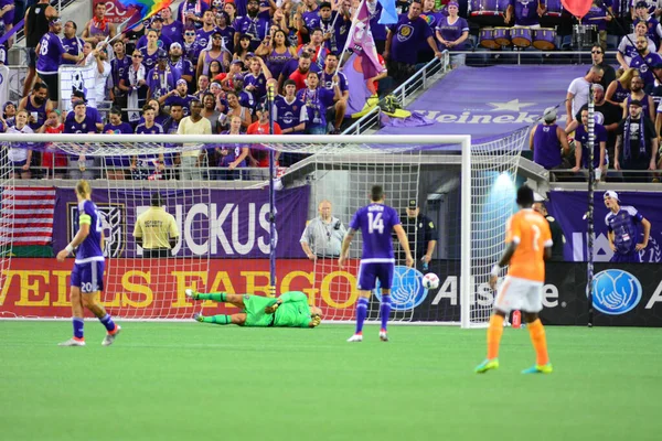 Orlando City Accueille Houston Dynamo Juillet 2016 Camping World Stadium — Photo