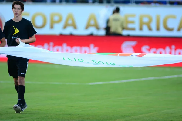 Brasilien Möter Haiti Copa America Centenario Orlando Florida Camping World — Stockfoto