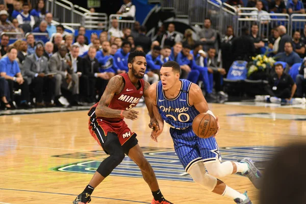 Orlando Magic Hostí Miami Heat Amway Center Orlandu Floridě Října — Stock fotografie