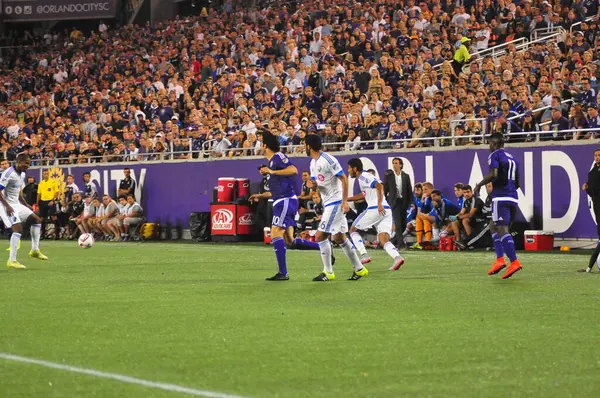 Orlando City Házigazda Téged Montreal Impact Camping World Stadium Október — Stock Fotó