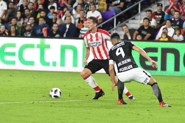 Corinthians Psv Eindhoven Tijdens Florida Cup Het Orlando City Stadium — Stockfoto