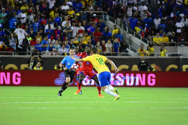 Brasilien Trifft Bei Der Copa America Centenario Orlando Florida Juni — Stockfoto