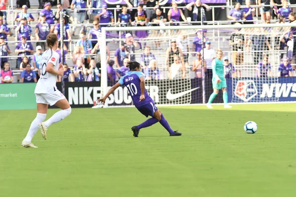 Orlando Pride Accueille Les Épines Portand Orlando City Stadium Avril — Photo