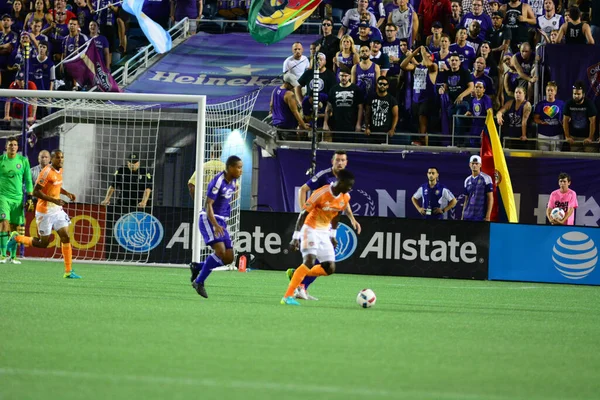 Orlando City Accueille Houston Dynamo Juillet 2016 Camping World Stadium — Photo