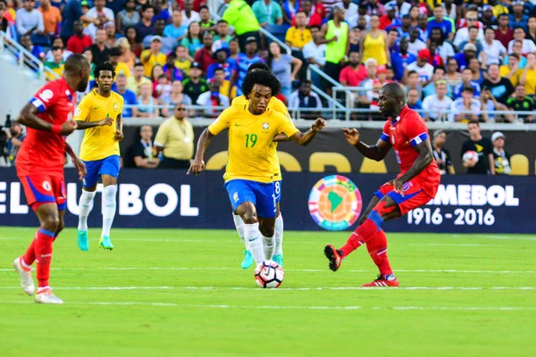 Brasilien Trifft Bei Der Copa America Centenario Orlando Florida Juni — Stockfoto