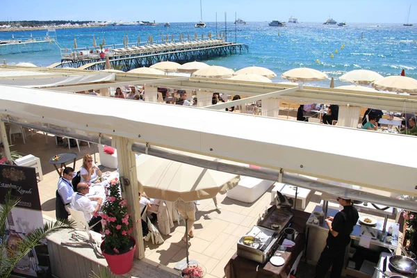 Cannes Stad Cannes Årliga Filmfestival Cannes Frankrike Den Maj 2014 — Stockfoto