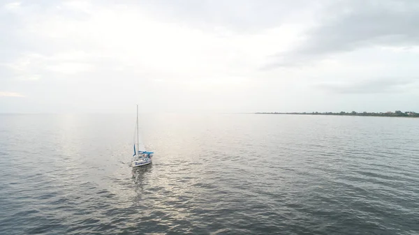 Vista Aérea Hermosa Ciudad Clearwater Florida Agosto 2017 — Foto de Stock