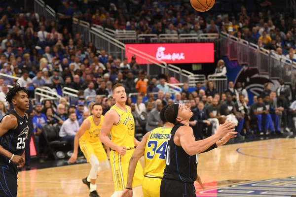 Orlando Magic Hospeda Golden State Warriors Amway Center Orlando Florida — Fotografia de Stock