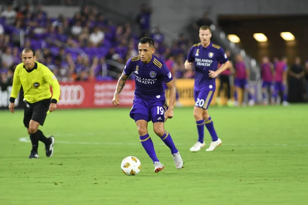 Orlando City Värd Houston Dynamo Exploria Stadium Orlando Florida Den — Stockfoto