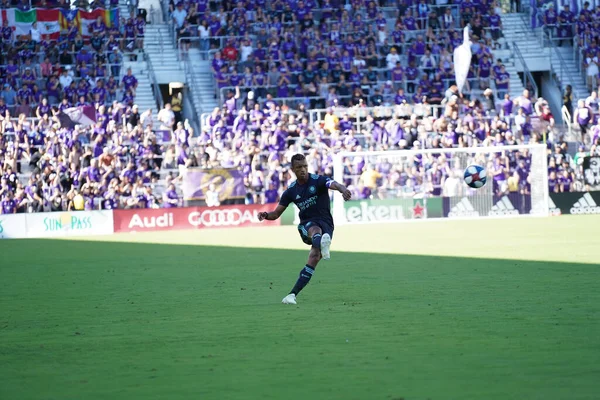 Orlando City Acoge Vancouver Whitecaps Orlando City Stadium Sábado Abril — Foto de Stock