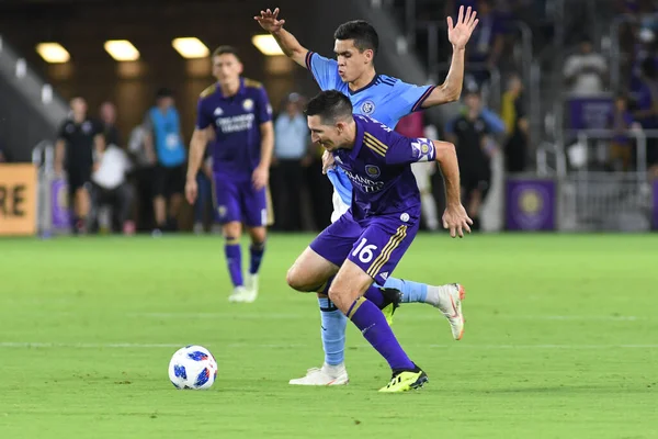 Orlando City 26 Temmuz 2018 'de Florida Exploria Stadyumu' nda NYC FC 'ye ev sahipliği yaptı. Fotoğraf: Marty Jean-Louis