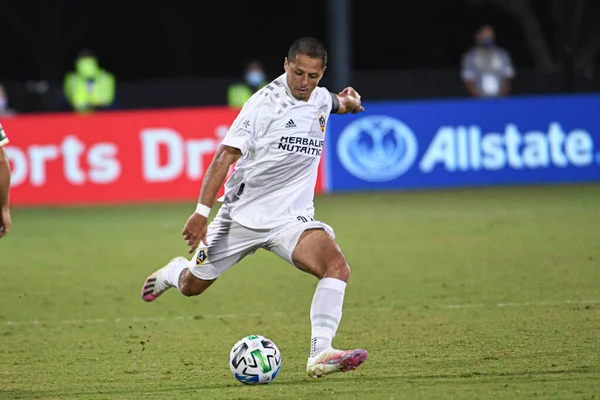 Galaxy Foward Chicharito Faz Chute Durante Mls Back Tournament Espn — Fotografia de Stock