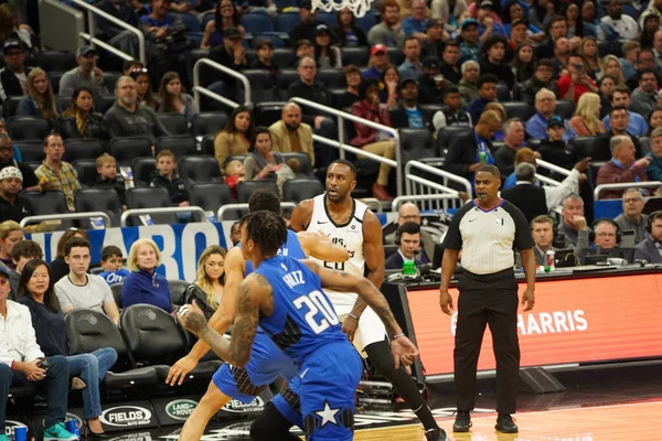 Orlando Magic Gastheer Van Clippers Het Amway Center Orlando Florida — Stockfoto