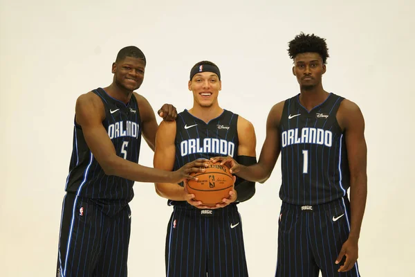 Orlando Magic Media Dia Amway Center Orlando Florida Setembro 2019 — Fotografia de Stock