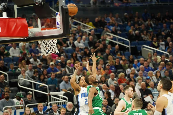 Orlando Magic Host Boston Celtics Amway Center Την Παρασκευή Ιανουαρίου — Φωτογραφία Αρχείου