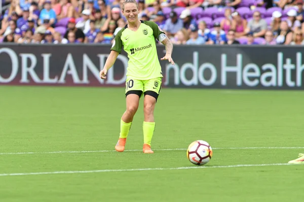 Orlando Pride Accueille Seattle Reign Stade Exploria Orlando Floride Juillet — Photo