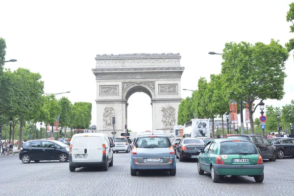 Die Verschönerte Stadt Paris Frankreich Mai 2017 — Stockfoto