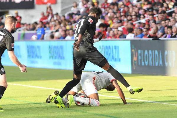 Flamengo Eintracht Frankfurt Orlando City Stadium Sábado Janeiro 2019 — Fotografia de Stock