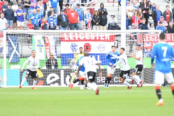 Rangers Corinthians Durante Copa Flórida Spectrum Stadium Janeiro 2018 Orlando — Fotografia de Stock