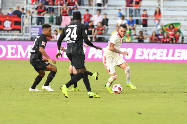 Flamengo Eintracht Frankfurt Orlando City Stadium Lördagen Den Januari 2019 — Stockfoto