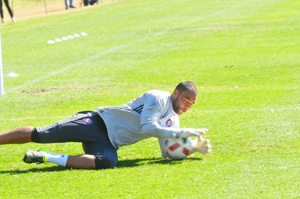 Orlando City Gospodarz Media Day Nad Jeziorem Sylvian Park Sanford — Zdjęcie stockowe