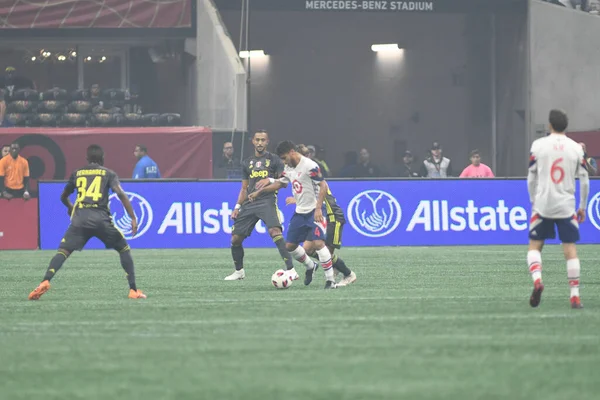 Mls All Star Juventus Mercedez Benz Stadium Atlanta Georgia Den — Stockfoto