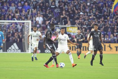 Orlando City 21 Nisan 2018 'de Orlando Florida' daki Exploria Stadyumu 'nda San Jose depremlerine ev sahipliği yaptı..  