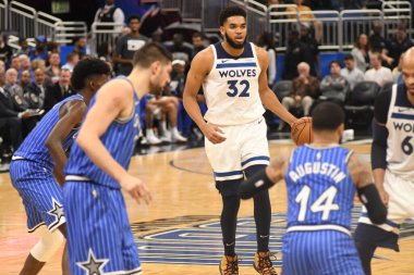 Orlando Magic, 7 Şubat 2019 'da Orlando, Florida' da bulunan Amway Arena 'da Minnesota Timberwolves' a ev sahipliği yapar..  