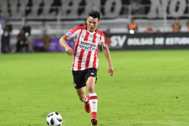 Korintliler, 10 Ocak 2018 'de Orlando City Stadyumu' nda düzenlenen Florida Kupası 'nda PSV Eindhoven' a karşı..  