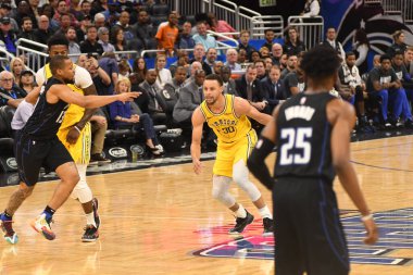 Orlando Magic, 28 Şubat 2019 Perşembe günü Orlando Florida 'daki Amway Center' da Golden State Warriors 'a ev sahipliği yaptı.. 