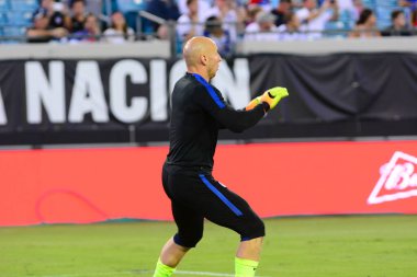 ABD Futbol Takımı 6 Eylül 2016 'da Jacksonville Florida EverBank Field' da Trinidad & Tobago 'ya ev sahipliği yaptı..