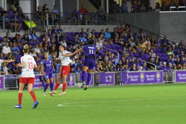 Orland Pride, 25 Ağustos 2018 'de Orlando Florida' daki Exploria Stadyumu 'nda Chicago Red Stars' a ev sahipliği yapıyor..  