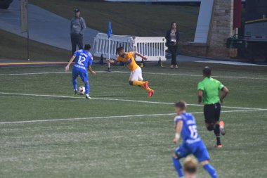 Atlanta United sunucusu Tigres & MLS Homegrown takımları 31 Temmuz 2018 'de Atlanta, Georgia' da düzenlenen MLS All Star haftasında.