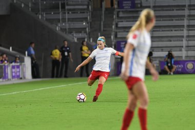 Orland Pride, 25 Ağustos 2018 'de Orlando Florida' daki Exploria Stadyumu 'nda Chicago Red Stars' a ev sahipliği yapıyor..