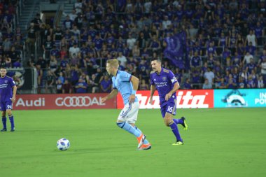 Orlando City 26 Temmuz 2018 'de Florida Exploria Stadyumu' nda NYC FC 'ye ev sahipliği yaptı. Fotoğraf: Marty Jean-Louis