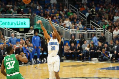 Orlando Magic, Boston Celtics 'i 24 Ocak 2020' de Orlando, Florida 'da Amway Center' da ağırladı. 