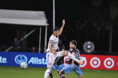 Real Salt Lake, 12 Temmuz 2020 'de Orlando Florida' da düzenlenen MLS Sırt Turnuvası sırasında Colorado Rapids ile karşı karşıya.