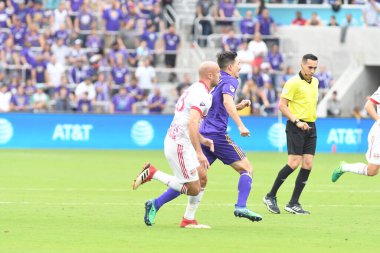 Orlando City, 31 Mart 2018 'de Orlando Florida' daki Exploria Stadyumu 'nda New York Red Bulls' a ev sahipliği yaptı..