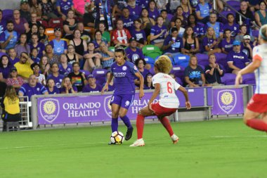 Orland Pride, 25 Ağustos 2018 'de Orlando Florida' daki Exploria Stadyumu 'nda Chicago Red Stars' a ev sahipliği yapıyor..  