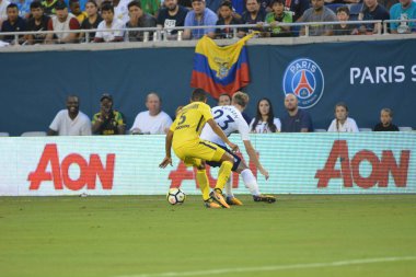 Paris Saint-Germain, Tottenham Hotspur 'a karşı 22 Temmuz 2017' de Orlando Florida 'daki Citrus Bowl' da.  