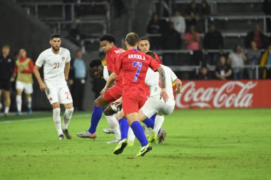 Amerikan Futbol Takımı 15 Kasım 2019 Cuma günü Orlando Florida 'daki Exploria Stadyumu' nda oynanan Concacaf Uluslar Ligi karşılaşmasında Kanada 'ya ev sahipliği yapmaktadır.