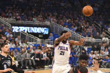 Orlando Magic, Philadelphia 76ers 'ı 25 Mart 2019' da Orlando Florida 'daki Amway Arena' da ağırlıyor.. 