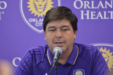 Orlando City SC, Dom Dwyer 'ı tanıtmak için bir basın toplantısı düzenledi..  