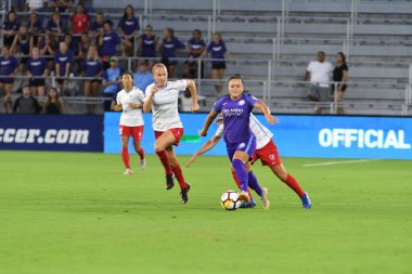 Orland Pride, 25 Ağustos 2018 'de Orlando Florida' daki Exploria Stadyumu 'nda Chicago Red Stars' a ev sahipliği yapıyor..  