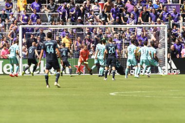 Orlando City SC 20 Nisan 2019 'da Orlando City Stadyumu' nda Vancouver Whitecaps 'a ev sahipliği yapıyor..  
