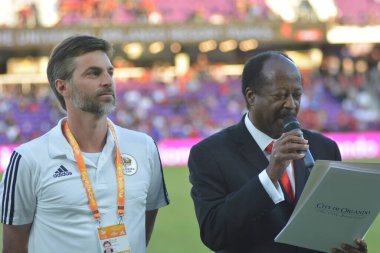 Flamengo Eintracht Frankfurt 'a karşı 12 Ocak 2019 Cumartesi günü Orlando City Stadyumu' nda. 