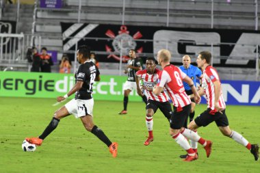 Korintliler, 10 Ocak 2018 'de Orlando City Stadyumu' nda düzenlenen Florida Kupası 'nda PSV Eindhoven' a karşı.. 