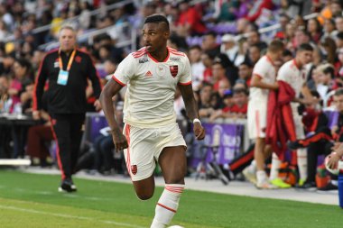 Flamengo Eintracht Frankfurt 'a karşı 12 Ocak 2019 Cumartesi günü Orlando City Stadyumu' nda. 